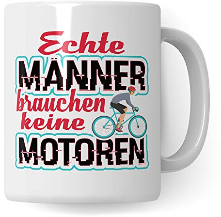 Pagma Druck Fahrrad Geschenk, Fahrrad Tasse, Geschenkidee Fahrradfahrer Fahrräder Rennrad Becher, Kaffeetasse Radfahrer Mountainbike Fahrradmotiv Mountainbiker Radfahren Kaffeebecher