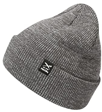 IRIEDAILY Smurpher Cotton Beanie in Grey-Melange, One Size