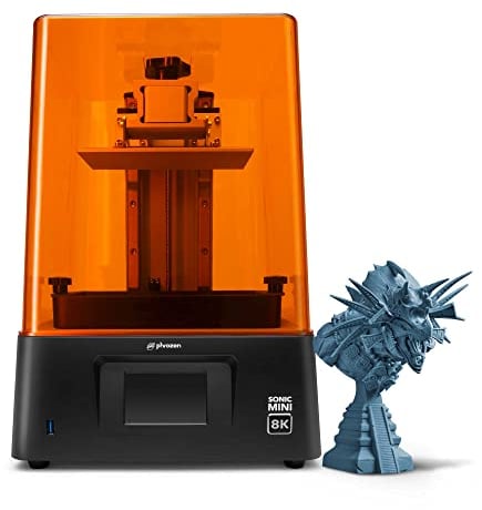 Phrozen Sonic Mini 8K Resin 3D Drucker | 7,1 Zoll 8K Mono-LCD Bildschirm mit 22 µm Auflösung | Druckgröße 165x72x180mm | Mini 3D Printer geeignet für Anfänger & Profi