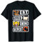 Eat Sleep Anime Repeat Manga Serie Uhr Japanischer Fan T-Shirt
