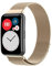 Strap-it Milanesearmband - kompatibel mit - Huawei Watch Fit New - Armband - Champagner - fur Huawei Watch Fit -
