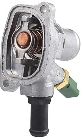 X AUTOHAUX Boîtier de thermostat de liquide de refroidissement moteur 55202371
