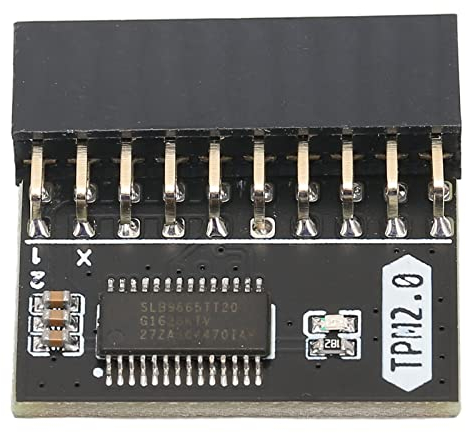 Dpofirs TPM2.0 Verschlüsselungs Sicherheitsmodul, TPM SPI Modul Systemkomponenten Motherboards LPC 20Pin TPM 2.0 Remote Karte für für für