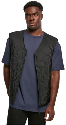 Urban Classics Women's Zipped Gilet Vest, Black, M