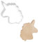 Unicorn Cookie Cutter - 3 Sizes