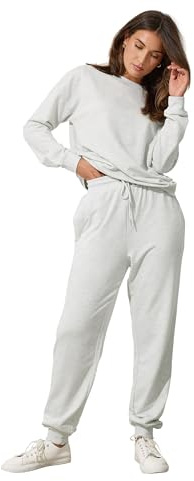 Long Tall Sally - LTS Tall Light Cuffed Drawstring Joggers - Women's Grey