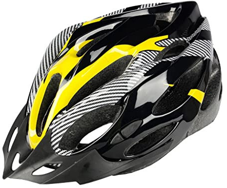Fahrrad Helm Herren MTB [4 Farben] Sommer Sportart Atmungsaktiver Splice Farbe Fahrradhelm Fahrrad Mütze Damen Herren Schutzhelme Helm Fahrradhelm Einstellbarer 57-64 cm