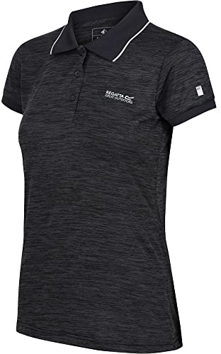 Regatta Womens Remex Ii Active Polo Shirt, Seal Grey, 12 UK
