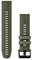 Cinturino Originale Garmin, 22mm, QuickFit, Silicone, Moss & Graphite (stile Garmin epix 2 Pro)