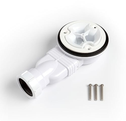 Piletta in plastica bianca compatibile con piatto doccia Muse