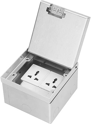 Enchufe de suelo, empotrable, para encimeras, impermeable, para oficina, cocina (enchufe universal)