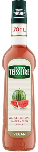 Mathieu Teisseire Wassermelone Sirup, für Getränke, Erfrischungsgetränke, Cocktails und Desserts, 70cl Flasche
