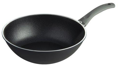 BALLARINI Wok 1008454 LAZISE Nero Padella per friggere, Sintetico, Multicolore, Normale