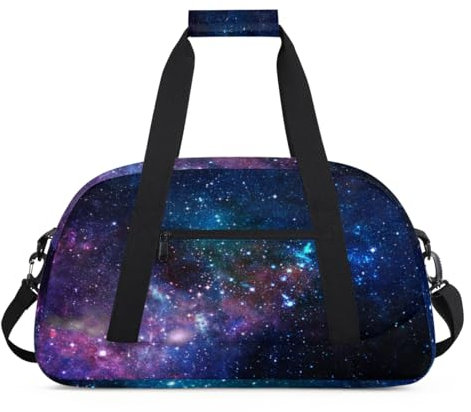 Space Nebulae Sporttasche für Damen und Herren, Galaxy Space 24 l, Wochenend-Übernachtungstasche, Tragetasche, Reisetasche, Turnbeutel für Kinder, Mädchen, Jungen, farbe, (24L) UK, Taschen-Organizer