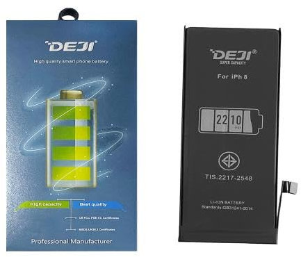 Batteria Potenziata Maggiorata 2210mah Compatibile Con Iphone 8 A1863 A1905 A1906 Pila di Ricambio Qualità pari ad Originale