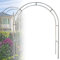 Rosenbogen Aus Edelstahl, Stabil Torbogen Für Kletterpflanzen, 1,2 M, 1,5 M, 1,8 M, 2 M, 2,2 M, 2,4 M, 2,6 M, 2,8 M, 3 M, 3,2 M, 3,5 M Breit Rankbogen - Garten Decoration ( Size : 1.5*2.4m(4.9*7.9ft)