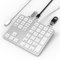 Numpad Wired USB A/USB C Nummernblock- Mini Ziffernblock 34-Tasten mit 2 USB-3.0-Ports und 1 USB-C-Port,Funktionstasten für Windows,MacOS MacBook,Laptop,Tablet,iPad,Computer, PC