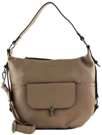 FREDsBRUDER Schultertasche Umhängetasche Bestie Hobo Bag Dark Taupe