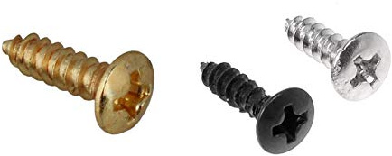 Lbvzxkad 50 Pcs Parts for Scratchplates Pickguard & 200 Pcs Guitar Pickguard Screws Scratch Plate