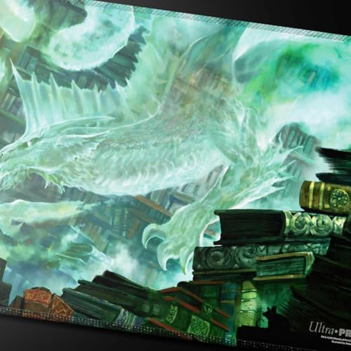 Ultra PRO Commander Series #5 – Dreifarbiger Keilabsatz – Miirym genähte Spielmatte für Magic: The Gathering | Verwendung als Mauspad, Schreibtischunterlage, schützt MTG-Karten während des Spiels