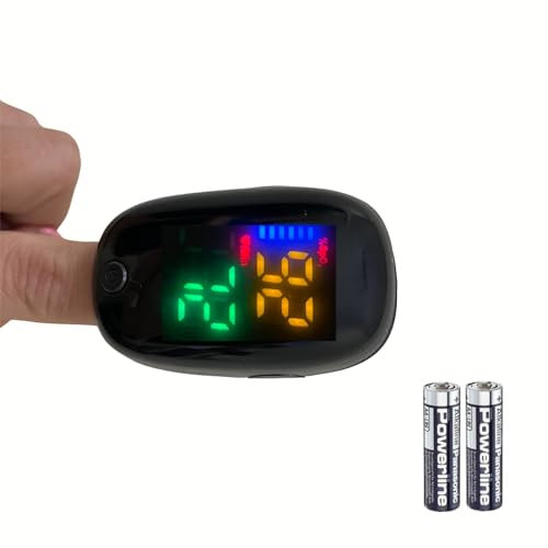 EURI | Pulsioxímetro | Oxímetro de Dedo Profesional | Pulsioximetro de Dedo Profesional | Pulsómetro | Oxímetro | Saturador de Oxigeno Dedo | Medidor de Oxígeno en Sangre Dedo | Medidor Saturación |