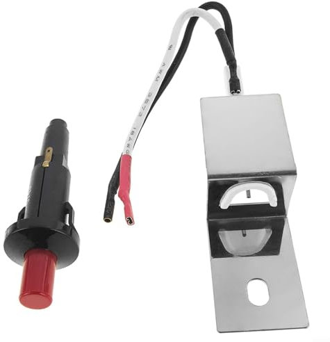 BlesConi Kit d'allumage de chauffage au gaz pour barbecue Weber Q300 Q3000 Pièce de rechange 60092 Brûleur de barbecue à bouton-poussoir