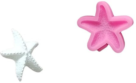 KEXIAO Moules en silicone en forme d'étoile de mer pour bougies, savons, décoration d'intérieur, gypse