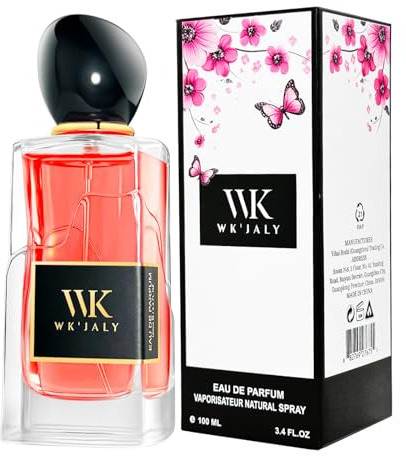WK JALY Divine Floral Woody Eau De Parfum Spray, With Notes Of Rose, Jasmine, Long-Lasting Fragrance, Women's Perfume, 100ml