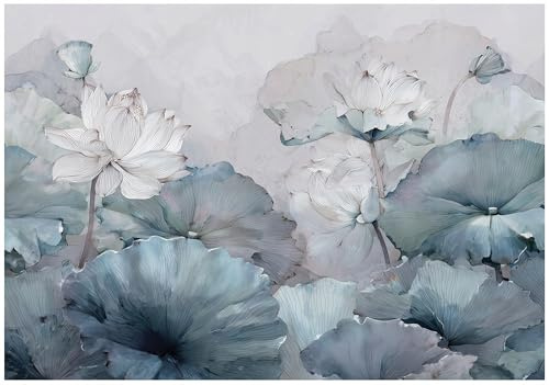 WallArena Vlies Fototapete, Blumen, 400x280cm | Fototapeten - Tapeten - für Wohnzimmer Schlafzimmer - Vliestapete Wandtapete Tapete 3D Effekt- inkl. Kleister