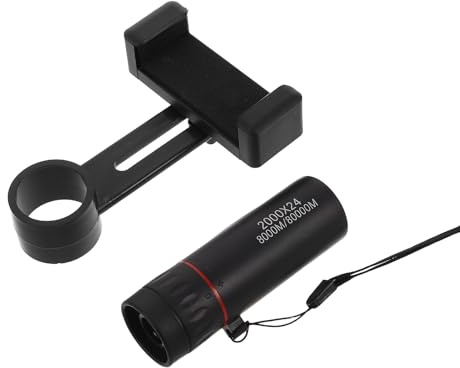Homoyoyo Monocular de Alta Potencia con Adaptador para Móvil Telescopio Portátil Ultraligero para Observación de Aves Naturaleza y Astronomía Compatible con Smartphone para Compartir Fotos