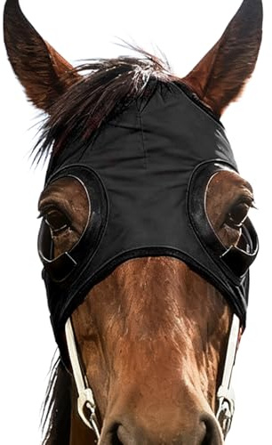 Windschutz für Pferdeaugen aus Strick, Schutz vor Sanden, für Pferdeaugen, für Training im Stall, Reiten im Freien, Geschwindigkeitsveranstaltungen, Sportveranstaltungen