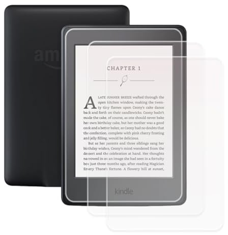 MUNZE Kindle Paperwhite Protector Pantalla 3 Piezas Compatible 7 Pulgadas 12ª Generación 2024 Película Pet Anti Resplandor Mate Transparente Protección Vidrio Templado