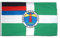 Flaggenfritze Fahne/Flagge Deutschland Stadt Borkum + gratis Sticker