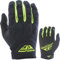 Fly Racing Patrol XC Lite Unisex-Handschuhe für Erwachsene, Schwarz/Warnschutz, Größe 7