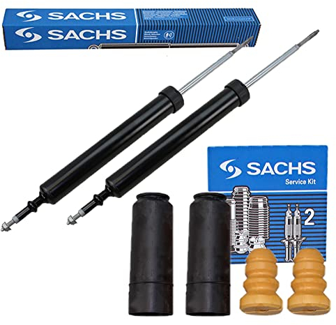 SACHS 2x Gasdruck Stoßdämpfer hinten inkl. Staubschutzsatz Kompatibel mit BMW 1er (E81), Cabriolet (E88), Coupe (E82), 3er (E90), Cabriolet (E93), Coupe (E92), Touring (E91)