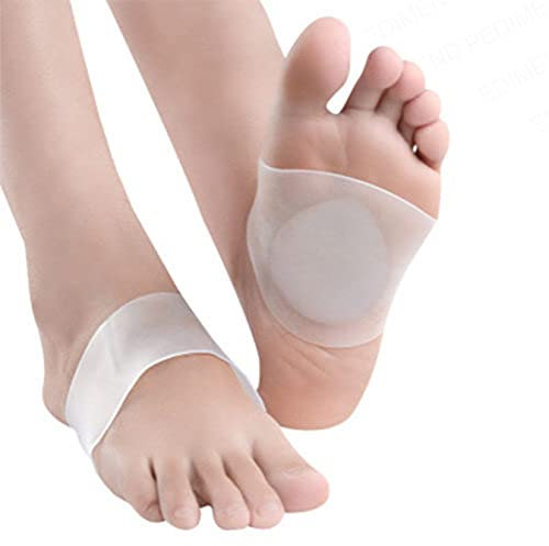 Pedimend Silicon Gel Arch Support Wrap | Arch Support Plantar Fasciitis Sleeves | Arch Support Brace Cushions Wraps Insoles are Made of Silicone Gel | for Men and Women | Foot Care