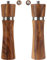 Pepper Grinder, VanlonPro Wooden Pepper Mill Salt Mill, Adjustable Coarseness Peppermill and easily refillable, Ceramic Grinding Mechanism (8 Inch, 2 Pack)