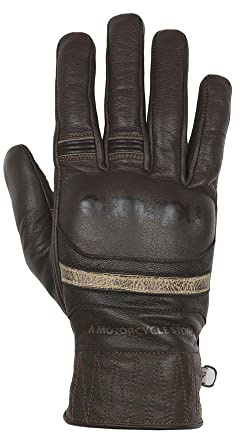 Helstons Bora Winter Motorradhandschuhe, braun/weiß, 11