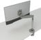 CHIEF Koncīs™ Dynamic Single Monitor Arm Bracket Mount for Screens up to 32, Ergonomic Height Adjustable Desktop Clamp, Tilts, Extends, Swivels and Fully Rotates. Silver Single Monitor Arm