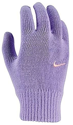 Nike Damen Swoosh Knit 2.0 Winter Handschuhe, Violett, L-XL EU