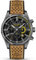 Timberland Aldridge Herren Chronograph Analog 46mm Edelstahl/Leder Braun-Grau, Wasserdichtigkeit: 5 bar, TDWGC2102401
