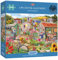 Gibsons Life on the Allotment 1000 Piece Jigsaw Puzzle | Garden Village Harvest | Sustainable Jigsaw for Adults Teens | Premium 100% Recycled Board | Great Gift | Gibsons Games