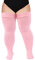 Moon Wood Kniestrümpfe Damen Extra Lange Overknees Strümpfe Damen Thigh High Socken Soft Warme Stulpen Große Größe Babyrosa