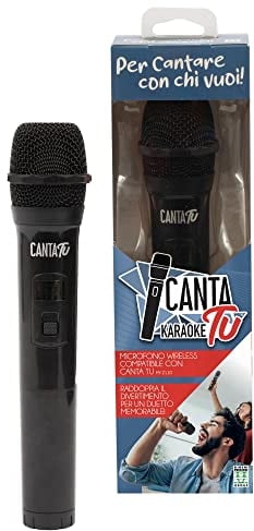 Canta Tu Microfono Wireless Bluetooth, Microfono Karaoke Portata 10 Metri, Connessione Facile, Design Unico, Frequenza 2402MHz-2480MHz, Qualità del Suono Impeccabile, Ideale per Karaoke e Feste