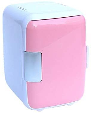 Samnuerly Portable Voiture Réfrigérateur Congélateur 4L Rose Mini Réfrigérateur Dortoir Petit Ménage Portable Voiture Réfrigérateur Voiture Double Usage Boîte De Refroidissement Et De Chauffage