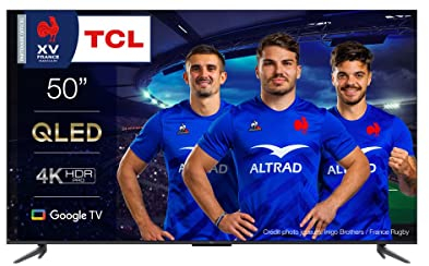 TCL TV QLED 4K 126 cm TV 4K QLED 50QLED770 Google TV