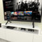 Henor Elevador Doble TV de Madera FSC® 130 x 35 x 15 cm Blanco Mate. Soporta +100 Kg.