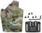K.ydex Taktisches Holster Leichtgewicht für G1ock17/19/19X/45 mit TLR-1 Taschenlampe Pistole Holster Schnellverschluss Q.LS Kit Airsoft Ausrüstung (CP)