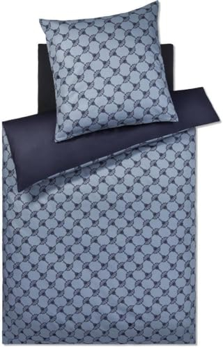 Joop! Bettwäsche Cornflower Double deep Ocean 1 Bettbezug 155x220 cm + 1 Kissenbezug 40 x 80 cm