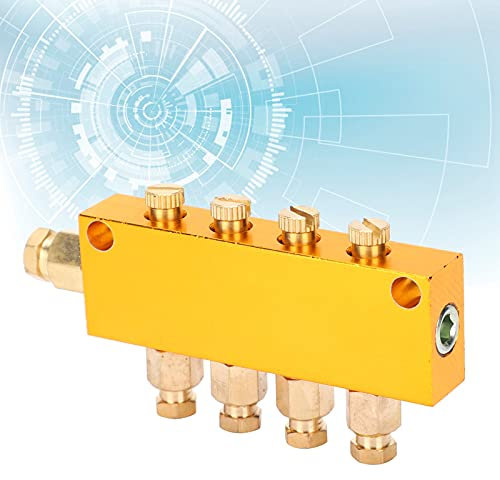 Ölverteilerwert, Ölverteiler 4-Wege (1 Einlass 4 Auslass), Verstellbares Ölverteilerventil, Ventil, O-Ringe für Kfz-Automatikgetriebe